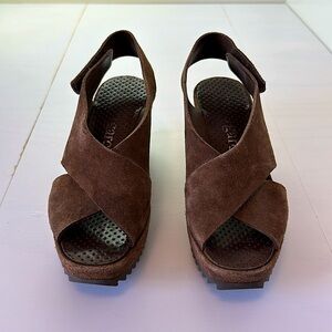 Pedro Garcia Federica Criss Cross Wedge